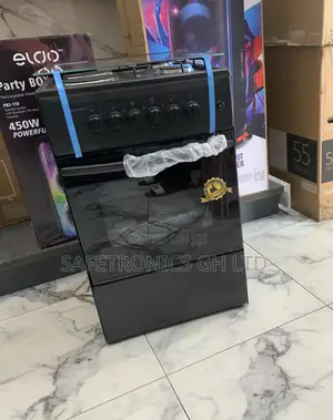 Unique Black Volcano 50x50cm (2 Gas + 2 Electric) Cooker