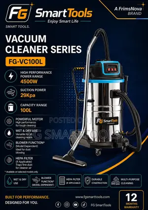 Industrial Large Capacity Wet Dry Vacuum Cleaner