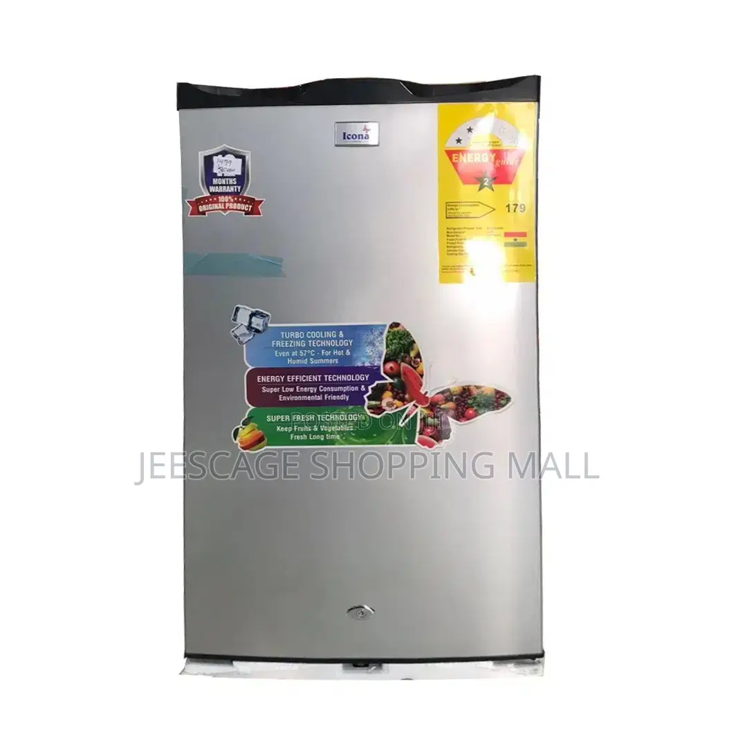 Brand New Icona London Table Top Refrigerator – Silver Edition
