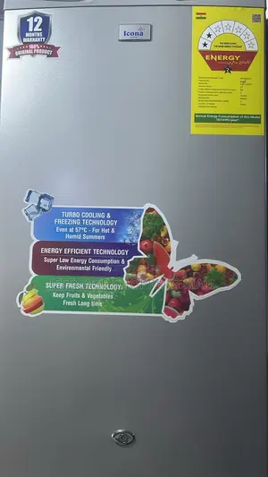 Brand New Icona London Table Top Refrigerator – Silver Edition