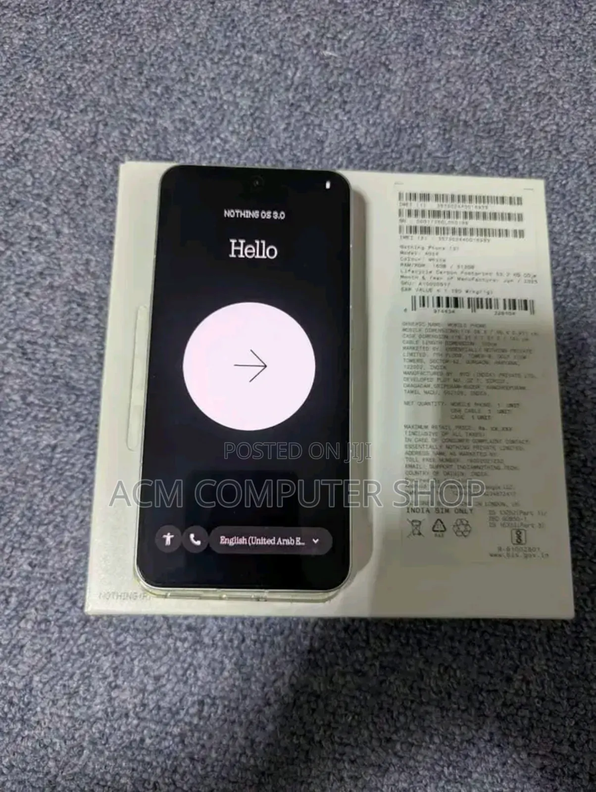 New Nothing Phone 3 512 GB White