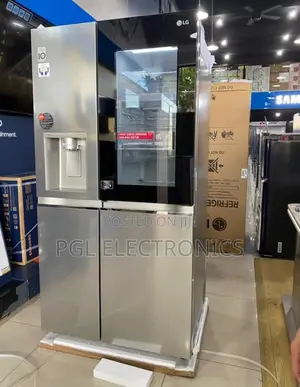 Lg 668l Side-by-Side Refrigerator | Dispenser, Knock Twice, Silver