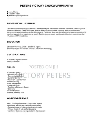 Teaching CV