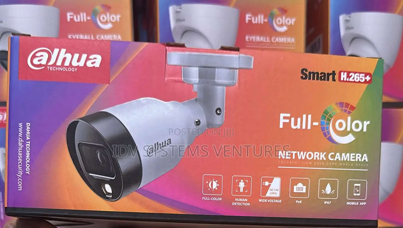 Ipc-Hfw1239s1-a-Led-S52mp Entry Full-Color Fixed-Focal Bullet Netwok