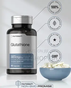 Horbäach Glutathione Supplements 300mg | 60 Capsules