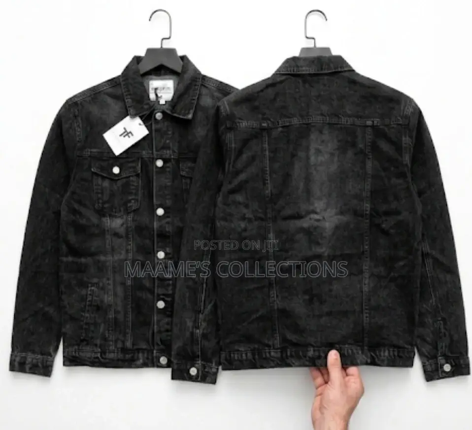Denim Men’S Long Sleeve Shirt / Coat / Jacket