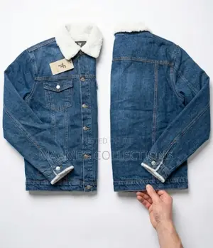 Denim Men’S Long Sleeve Shirt / Coat / Jacket