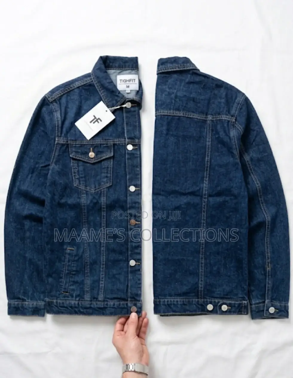 Denim Men’S Long Sleeve Shirt / Coat / Jacket
