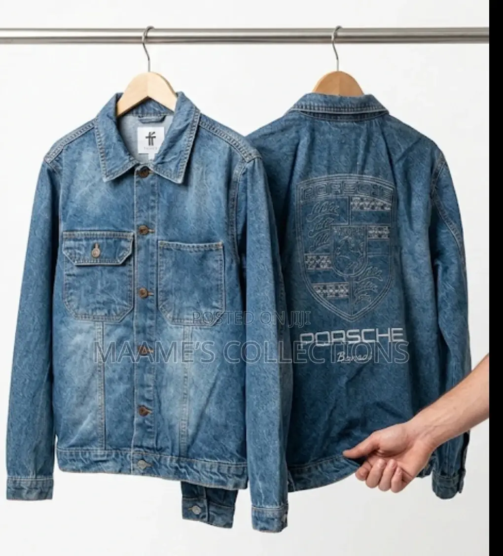 Denim Men’S Long Sleeve Shirt / Coat / Jacket