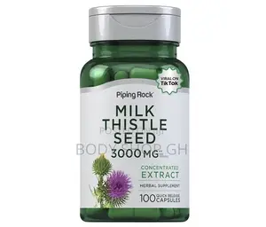 Piping Rock Milk Thistle Supplement | 100 Caps | Concentrated Extract