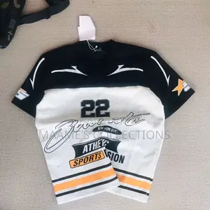 V-Neck Streetwear Jersey Shirt