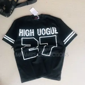 V-Neck Streetwear Jersey Shirt