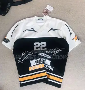V-Neck Streetwear Jersey Shirt