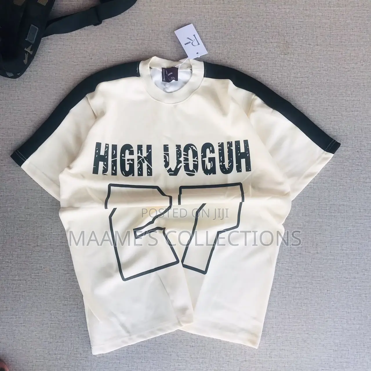 V-Neck Streetwear Jersey Shirt