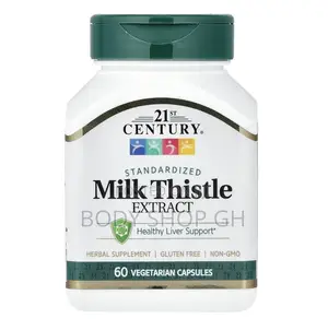 21st Century Vitamins Thistle Extract Veg Capsules, 60 Count