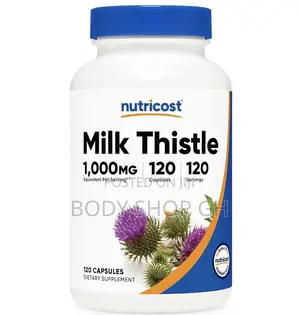 Nutricost Milk Thistle Capsules 300mg, 120 Capsules (80% Silymarin)