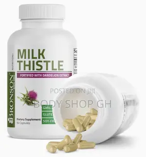 Bronson Milk Thistle Silymarin Marianum + Dandelion Liver Support