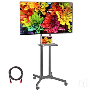 Brand New TV Stand Mount Wheels and Shelf for 32-70 Inch