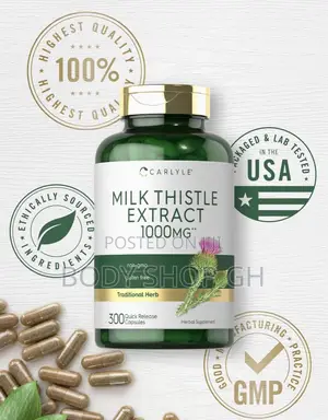 Carlyle Milk Thistle | 300 Capsules | - Healthy Liver Formula