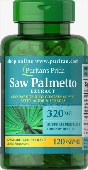 Puritans Pride Saw Palmetto Standardized Extract 320 Mg