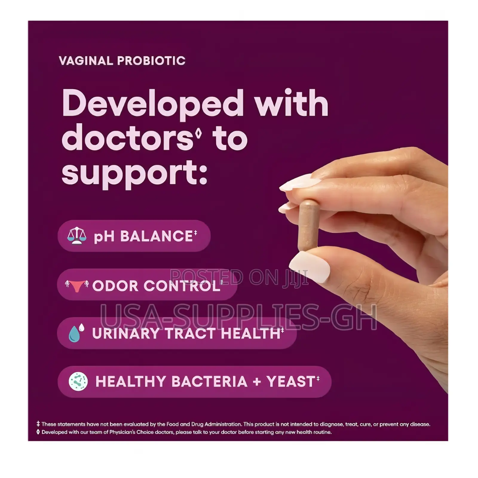 Physician's Choice Vaginal Probiotics For Women, 30 Ct From Usa