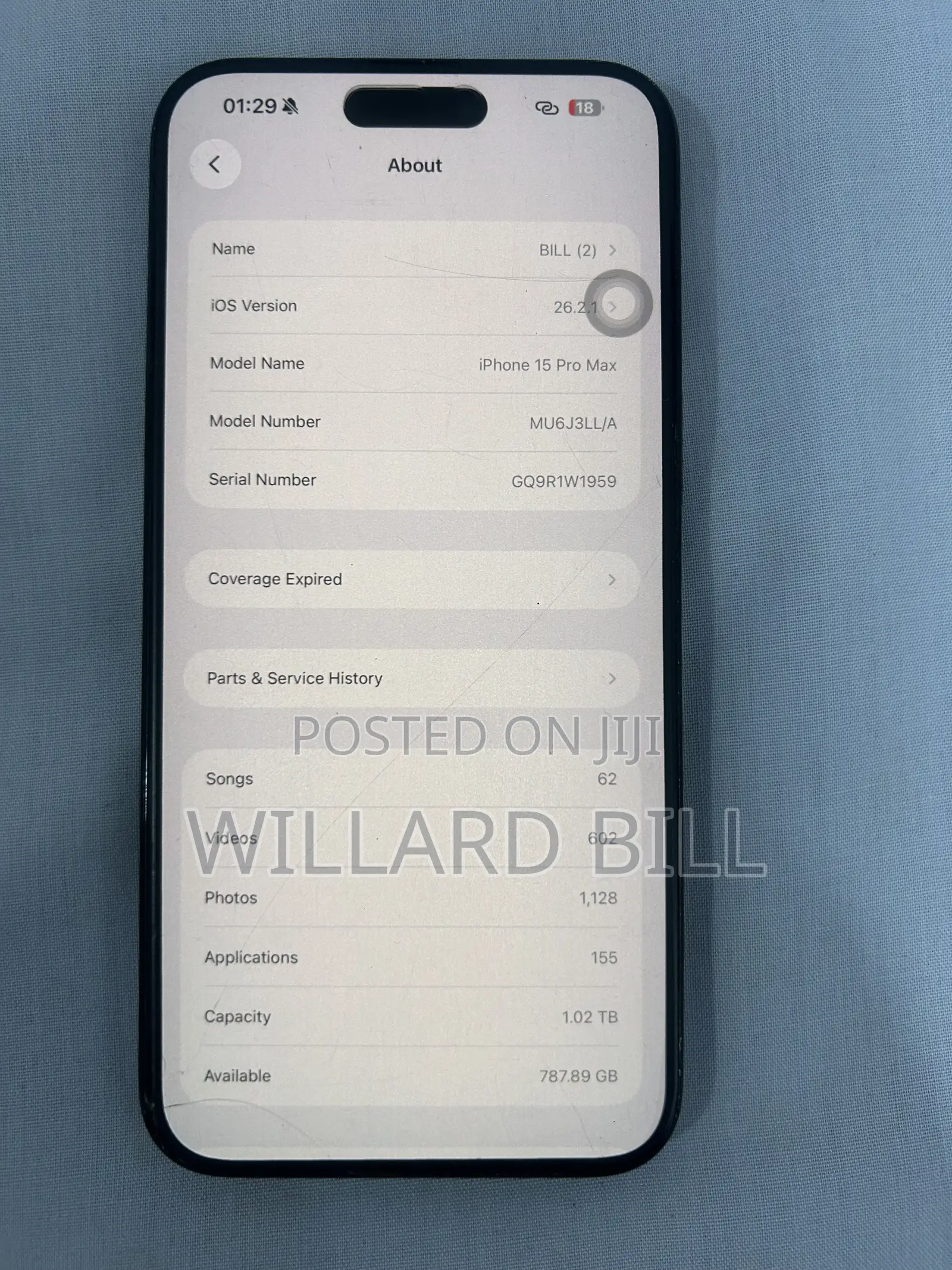 Apple iPhone 15 Pro Max 1 TB Blue
