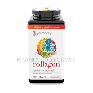 Youtheory Collagen + Biotin Dietary Supplement (390 Tablets)