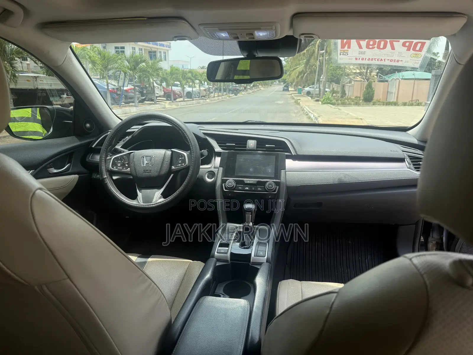 Honda Civic Touring 4dr Sedan (1.5L 4cyl) 2016 Matt Black