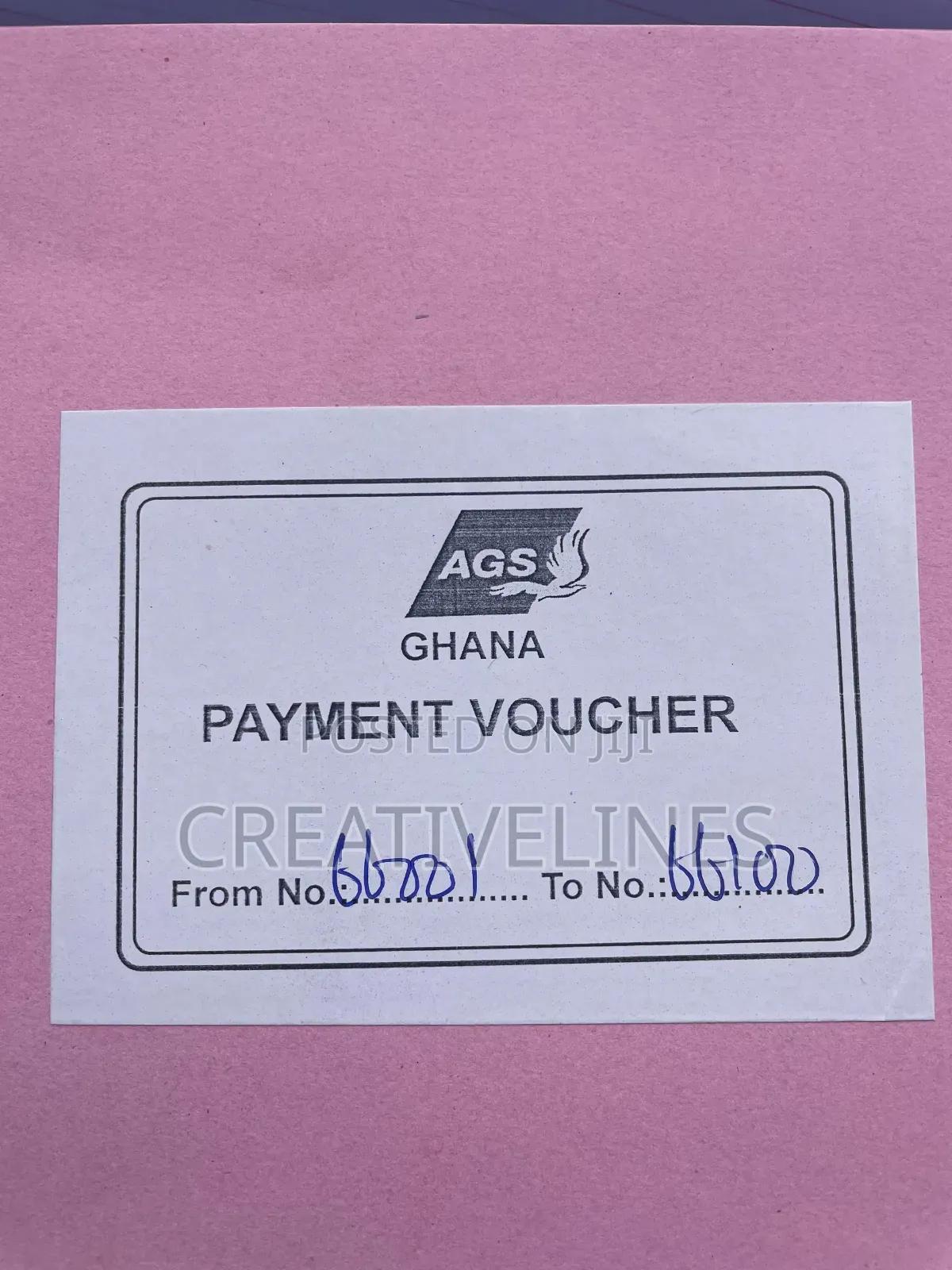 Payment Coucher Customisation