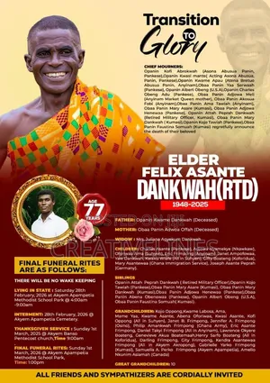 Funeral Poster Design