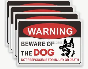 Beware of Dog Sticker