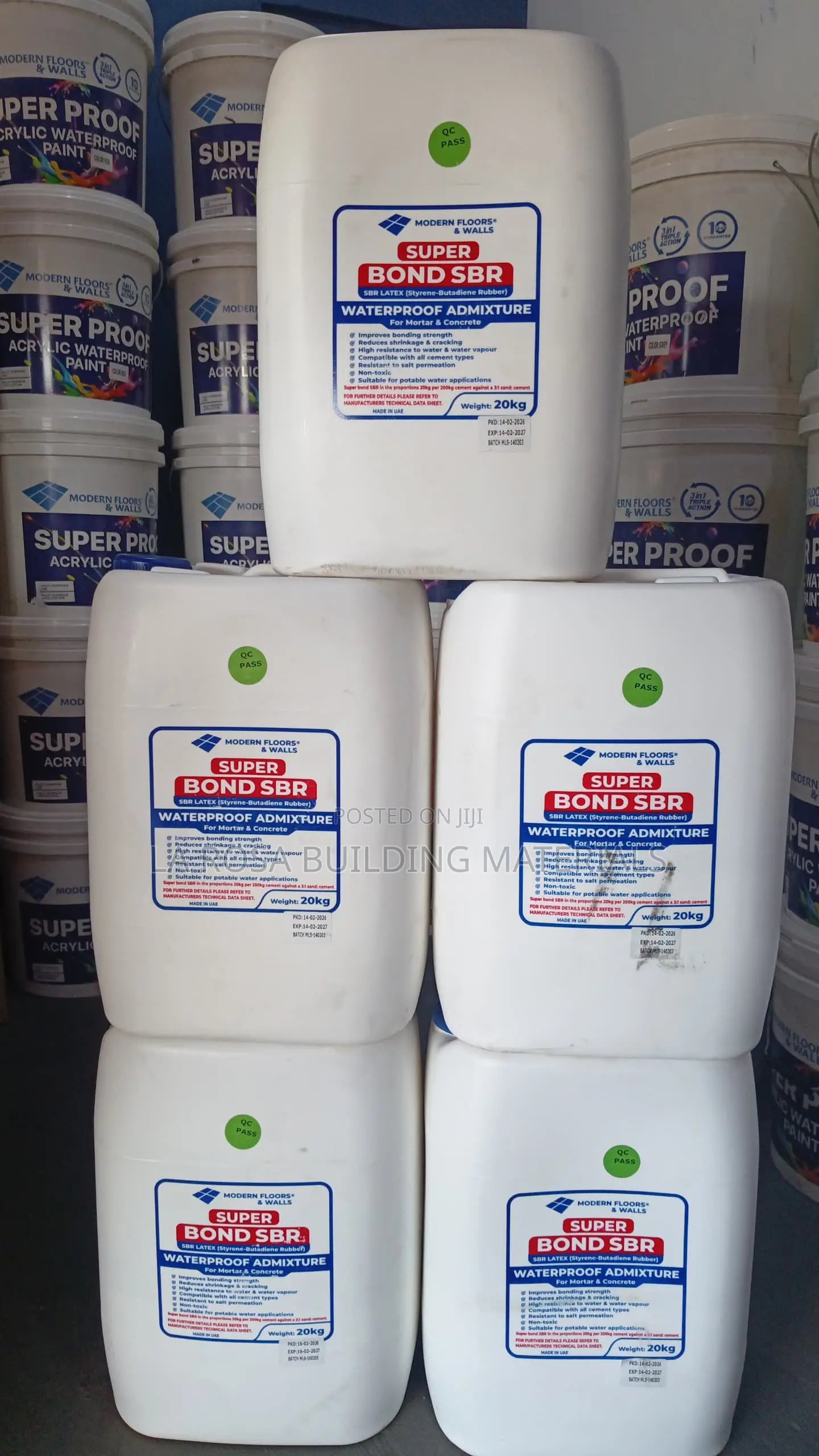 20kg Super Bond Sbr Latex Waterproof Admixture