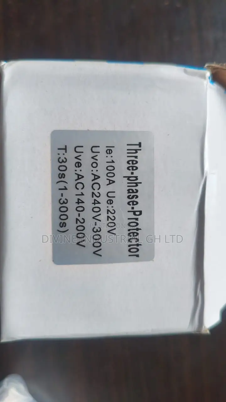 3phase Voltage Protector 100a