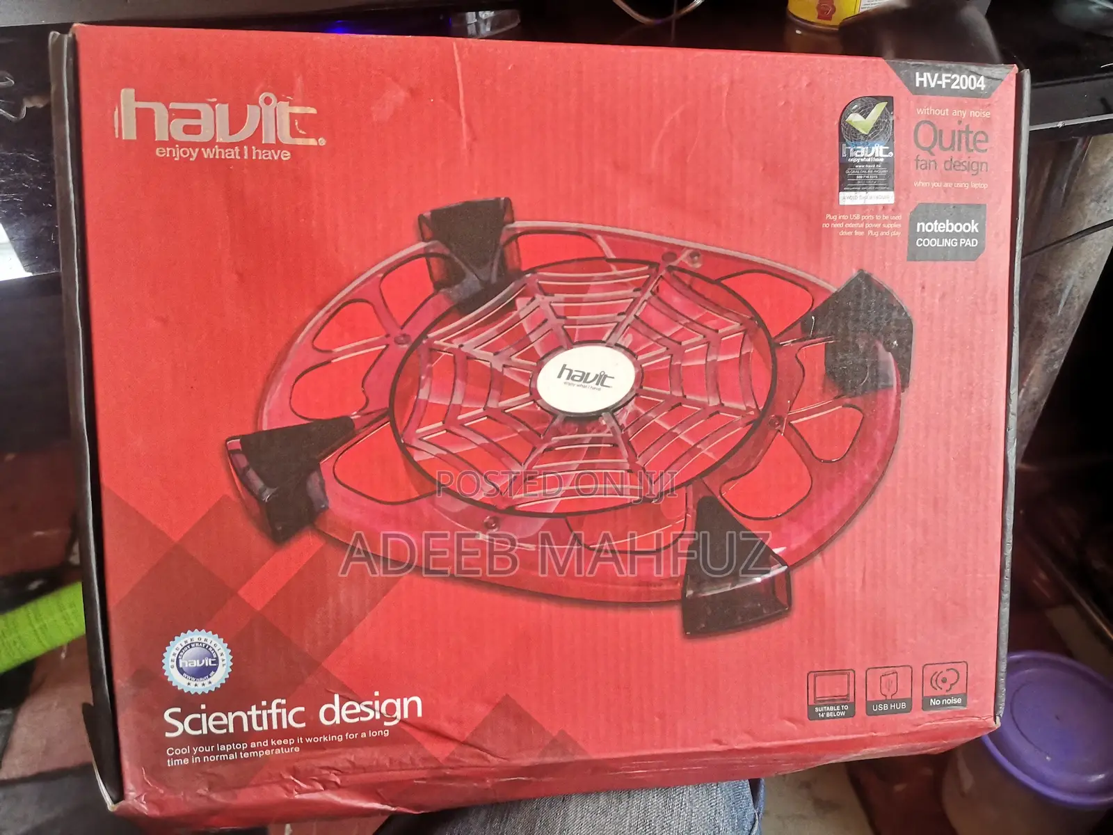Havic Laptop Cooling Pad With Led