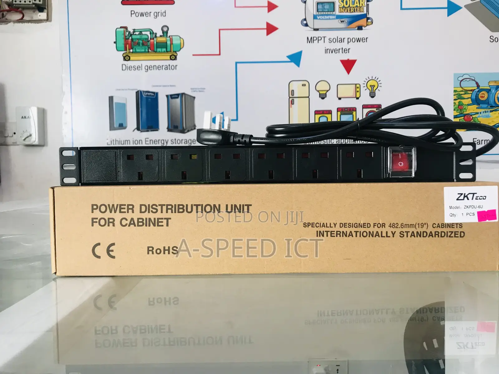 Power Distribution Unit Model Zkpdu -6u