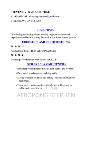 Teaching CV