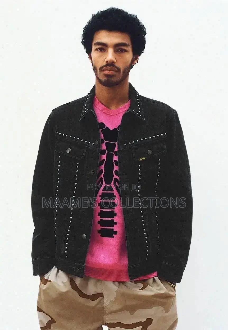 Denim Men’S Long Sleeve Shirt / Coat / Jacket