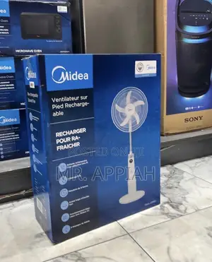 Purchase Midea 18” Rechargeable Standing Fan W/9 Speed 