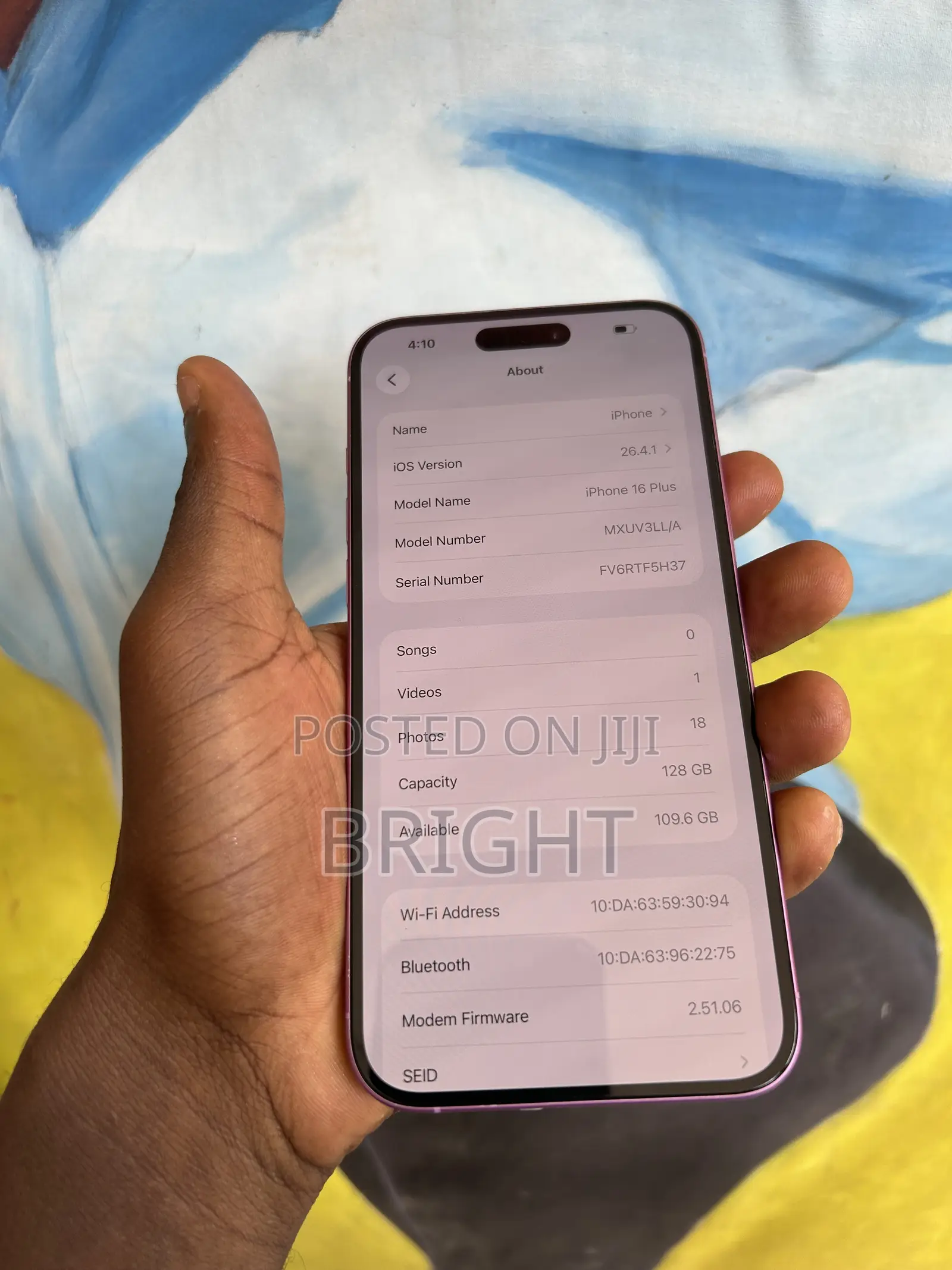 Apple iPhone 16 Plus 128 GB Pink