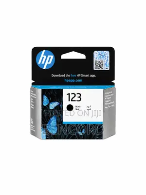 Hp 123 Original Black Ink (F6v17ae)