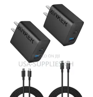 Anker 2-Pack (2-Port, 20w) Fast Usb-C Charger Block,