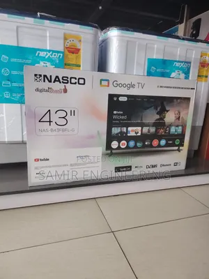 Nasco 43" Frameless Smart Android Google Tv (Nas-B43fbfl-G)