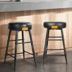 Bar Stool ( 4 Legs) Round Shape Pair