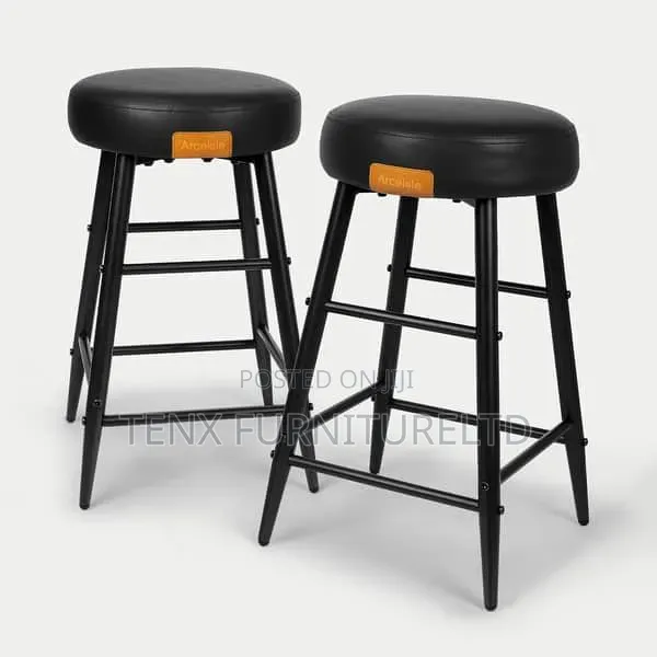 Bar Stool ( 4 Legs) Round Shape Pair