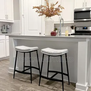 Bar Stool /Grey/Matte Black