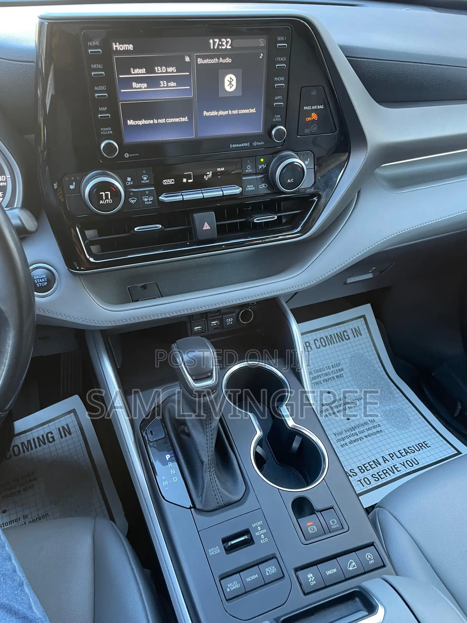 Toyota Highlander XSE 2022 White