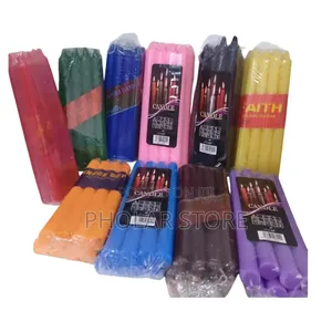 Candle ( Full Pack 45ghc) Colour Mixture (2pcs 15ghc) Green, Red,