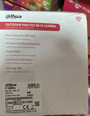 CCTV Camera P5b-Pv5mpoutdoor Fixed-Focal Wi-Fi Pan Tilt Network Camera