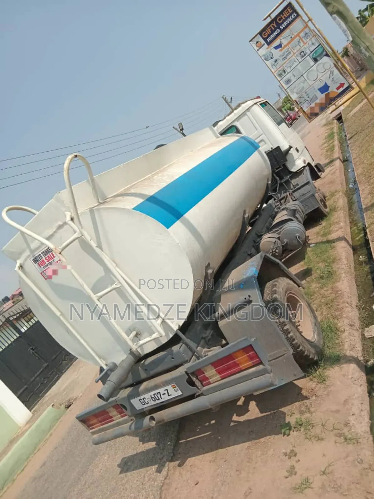 White Tata Water Tanker