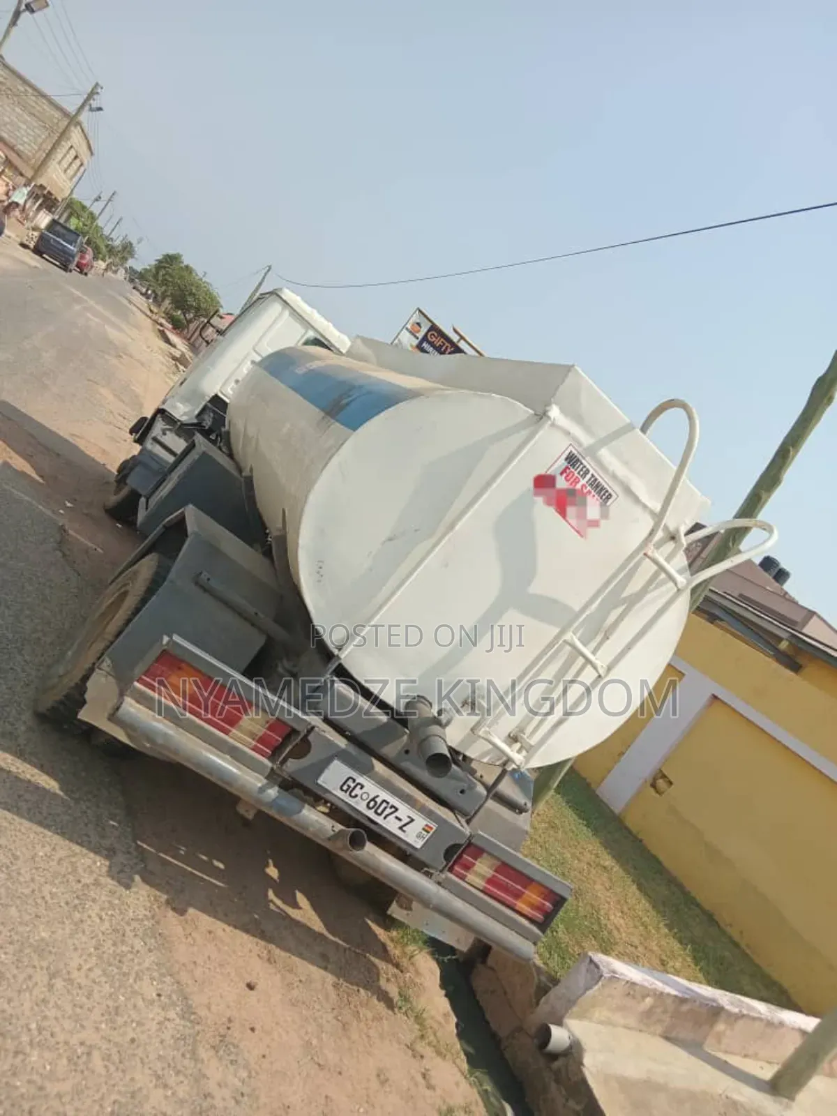 White Tata Water Tanker